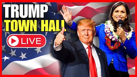 Happening Now: Trump, Tulsi Gabbard host town hall in Wisconsin.